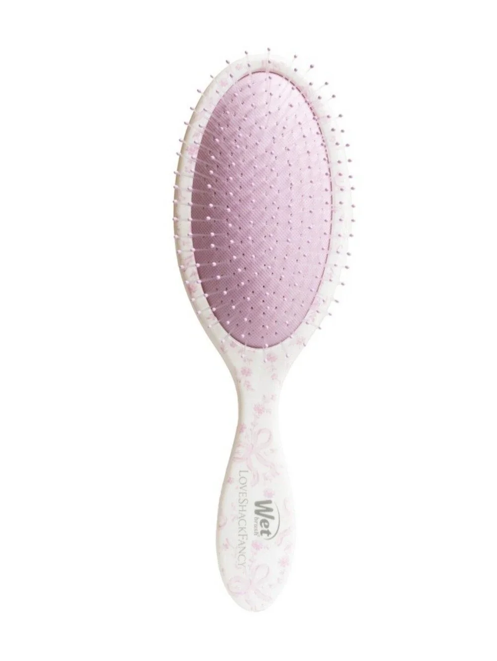 NWT LoveShackFancy x Wet Brush Original Detangler Pink Chantilly/ Coquette Bow